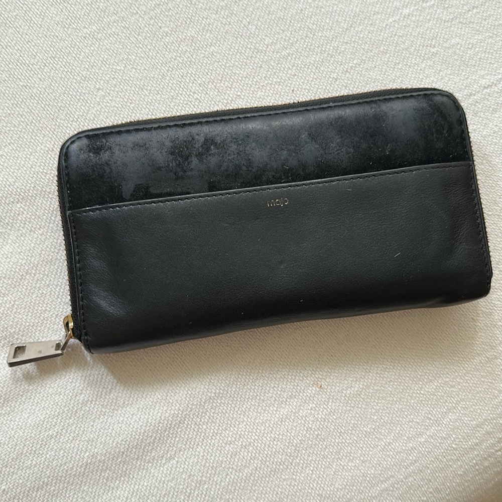 Maje zipper wallet